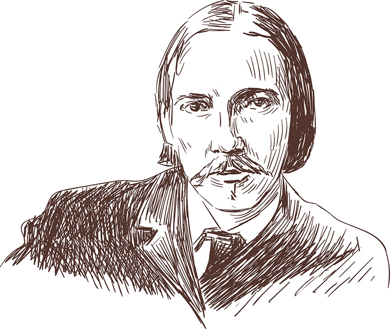 Portrait de Robert Louis Stevenson
